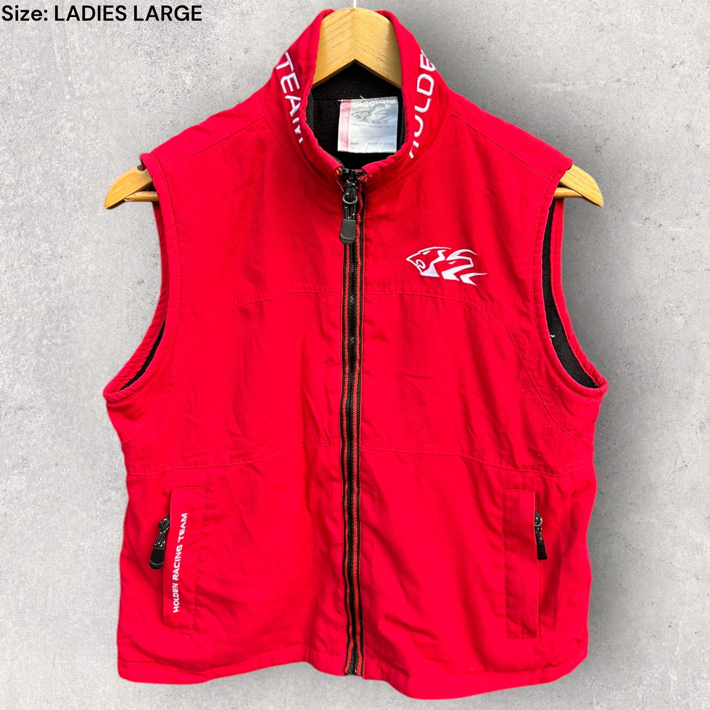 HOLDEN RACING LADIES SLEEVELESS FLEECE VEST