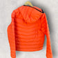 Porsche Experience Orange Hooded Puffer Jacket