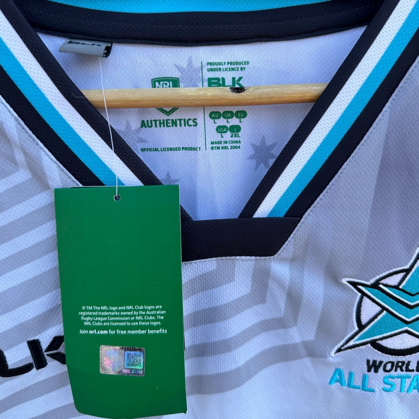 NRL WORLD ALL STARS 2016 BLK TRAINING SINGLET BRAND NEW