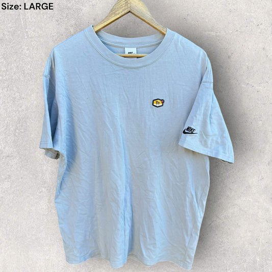 NIKE TN AIR GREY SHORT SLEEVE SHIRT