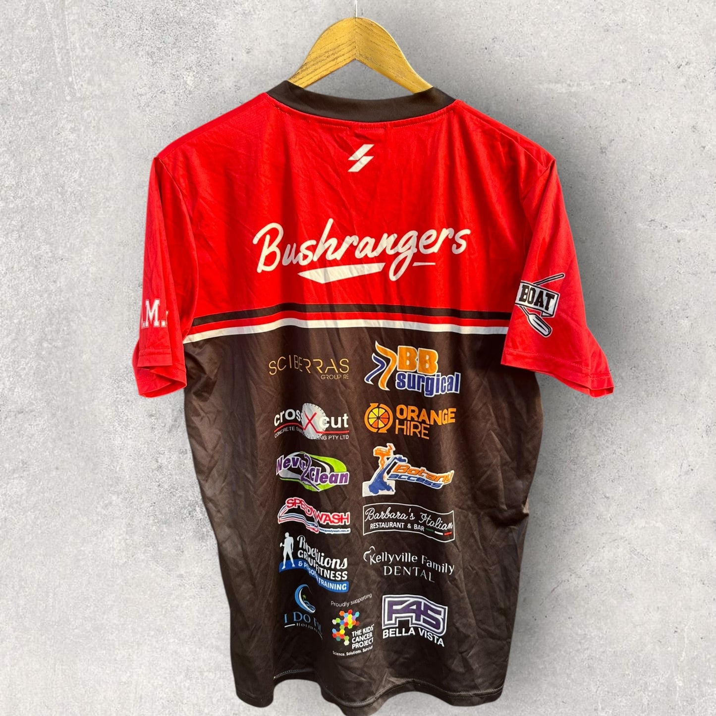 KELLYVILLE BUSHRANGERS RUGBY LEAGUE TRAINING SHIRT