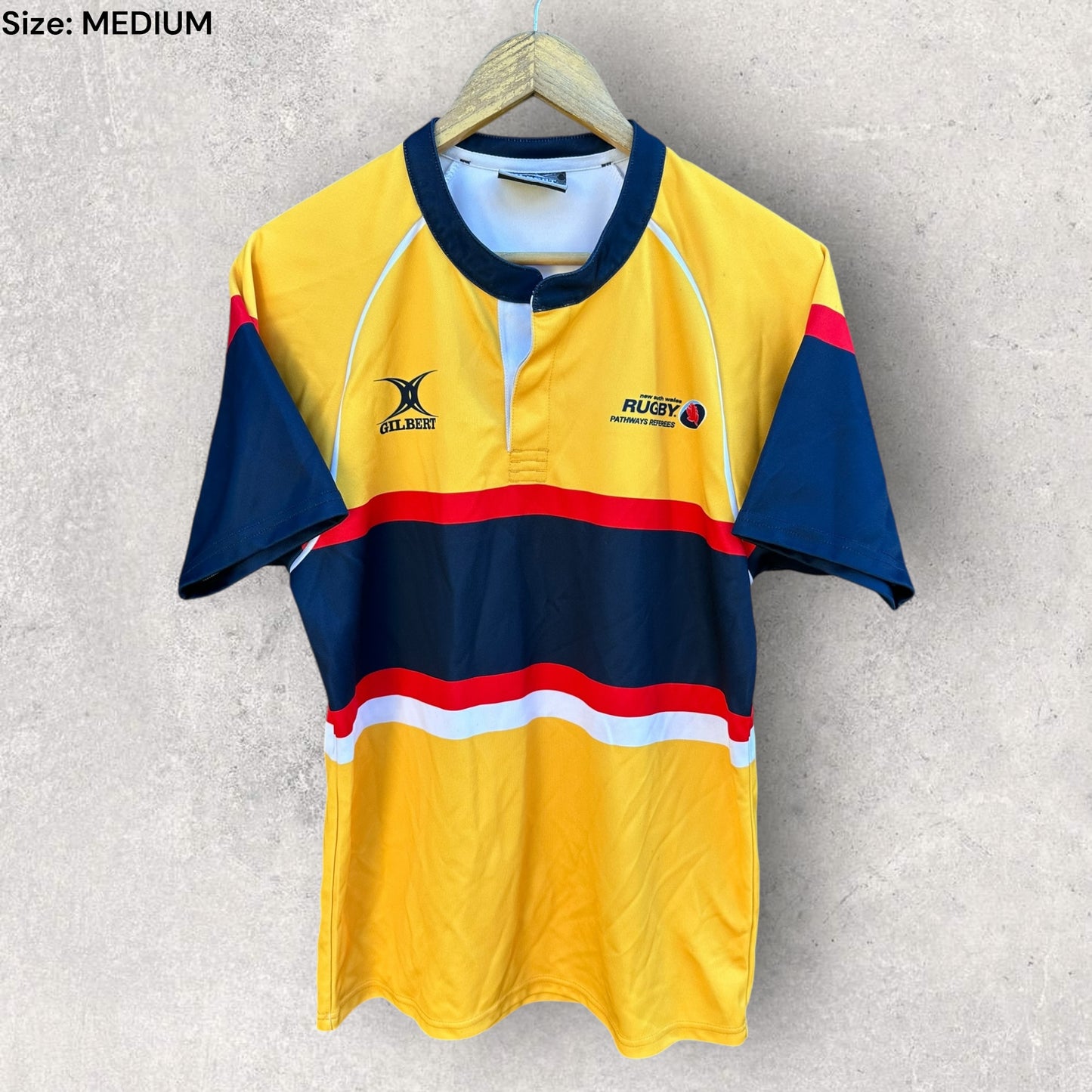 NSW RUGBY UNION REFEREES GILBERT JERSEY