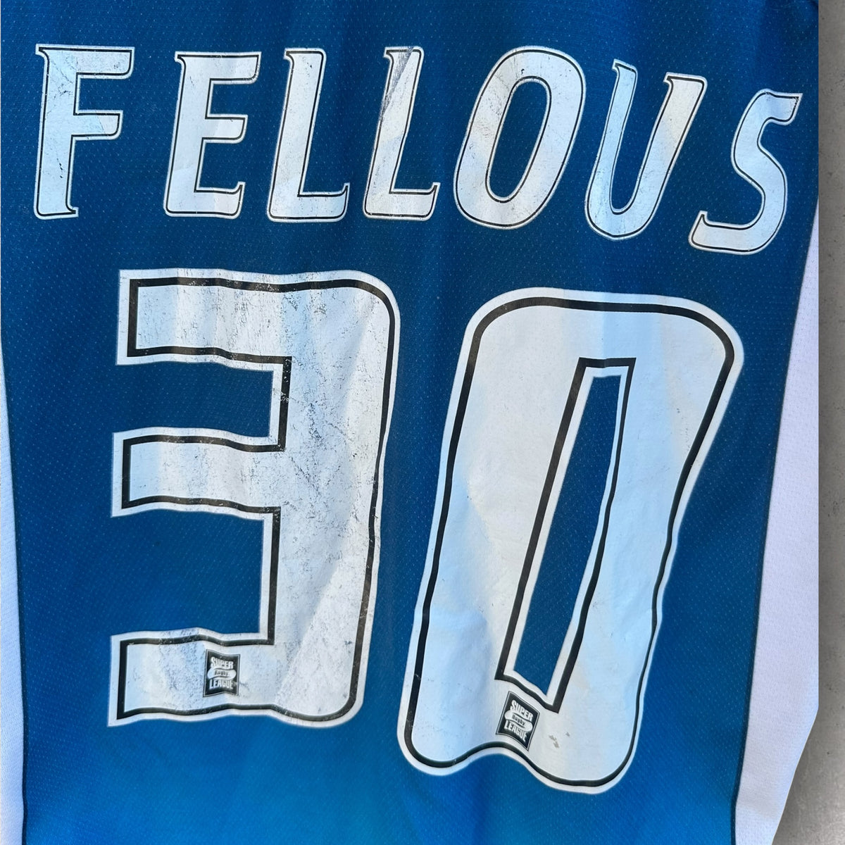 Adel Fellous Hull FC 2008 Isc Rugby League Match Worn Jersey