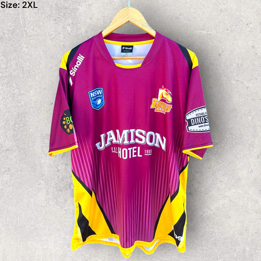 GLENMORE PARK BRUMBIES TRAINING SHIRT RUGBY LEAGUE