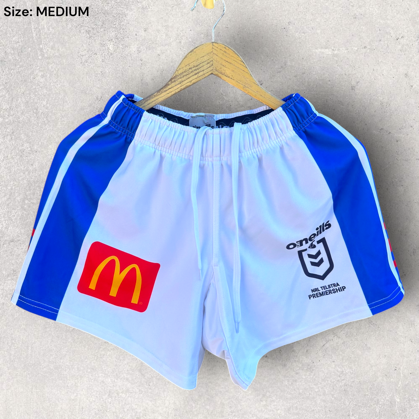Newcastle Knights O’Neills White Nrl Match Shorts