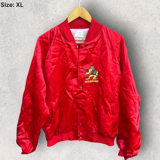 LEADLINE SOFTWARE VINTAGE VARSITY BOMBER JACKET