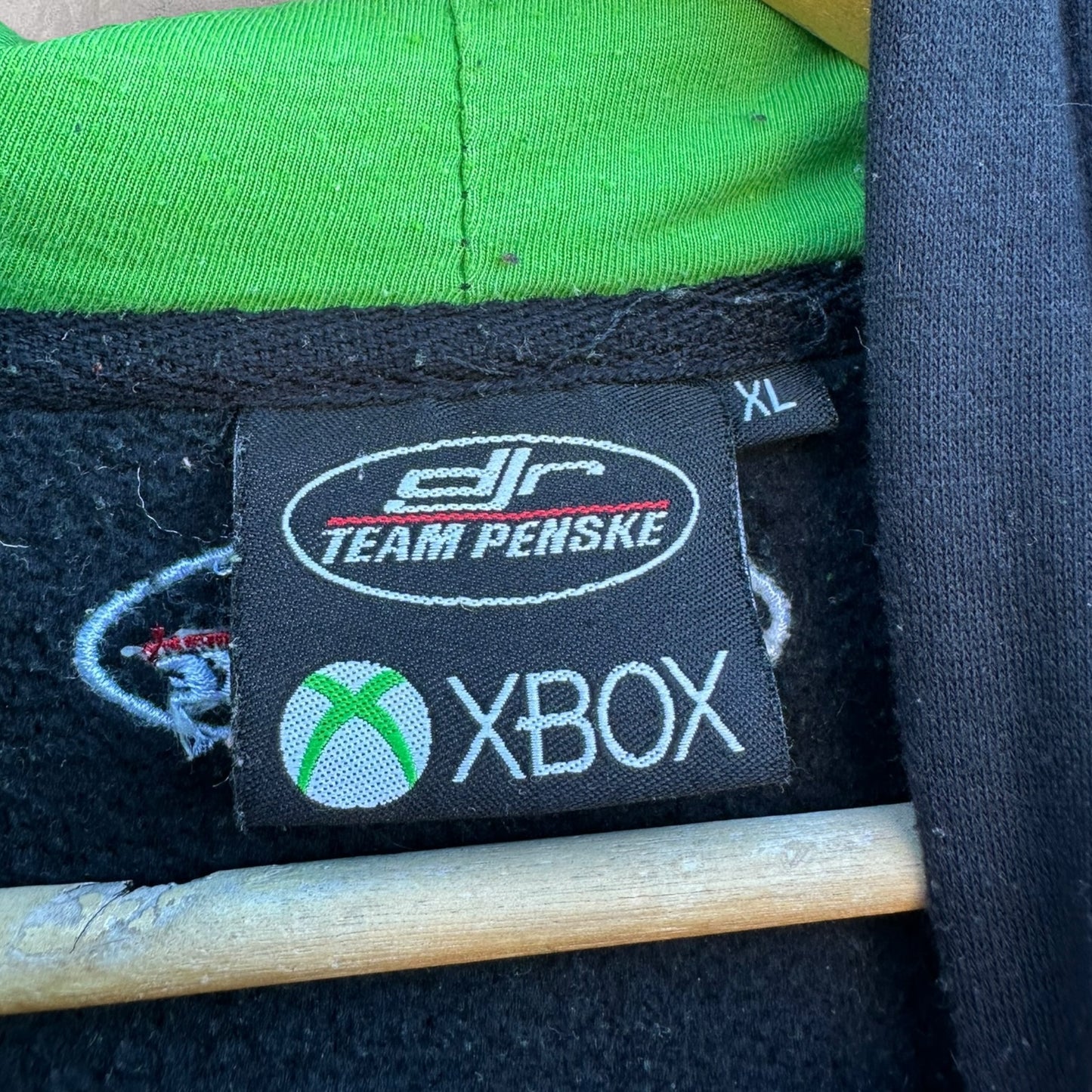 XBOX Ford Racing Black Full Zip Motorsport Hooded Jacket