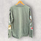 AIR JORDAN OLIVE GREEN GRAPHIC PULLOVER JUMPER