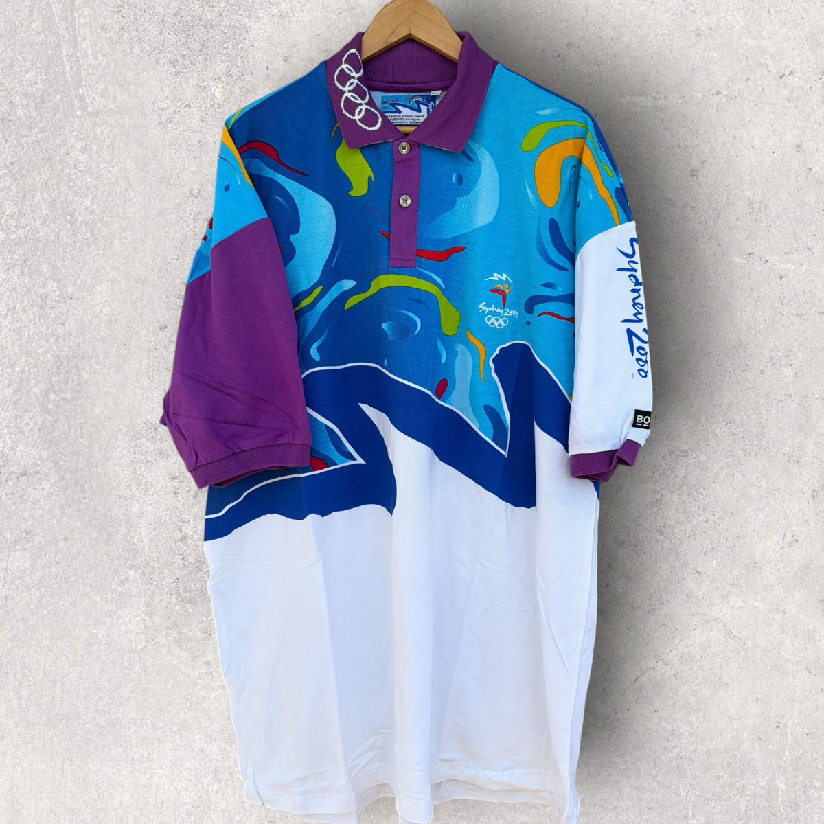 Sydney 2000 Olympic Games Bonds Vintage Polo Shirt Brand New