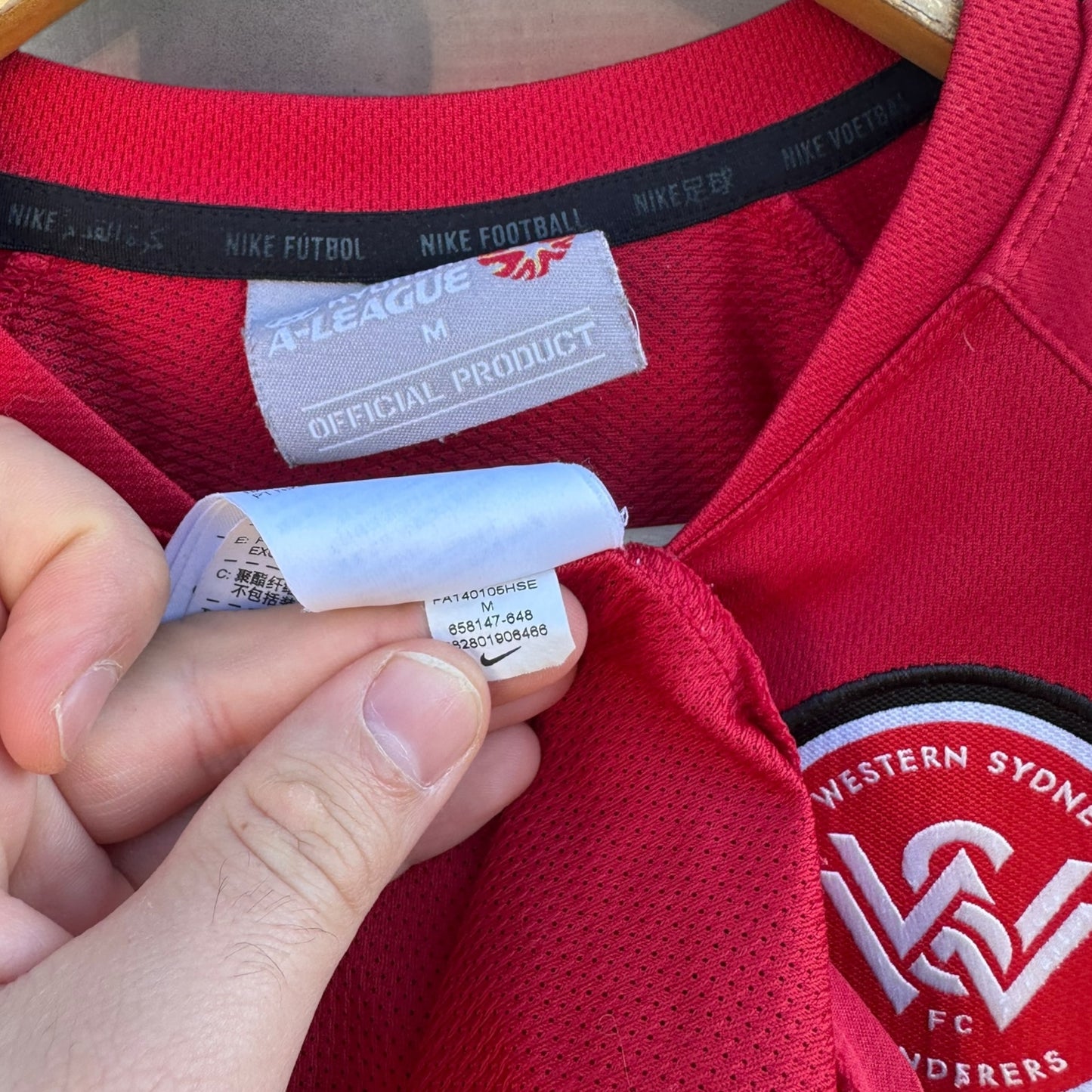 WESTERN SYDNEY WANDERERS NIKE LADIES FOOTBALL TRAINING JERSEY