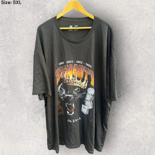 PENRITH PANTHERS DYNASTY 4 PEAT PREMIERSHIP BLACK SHIRT