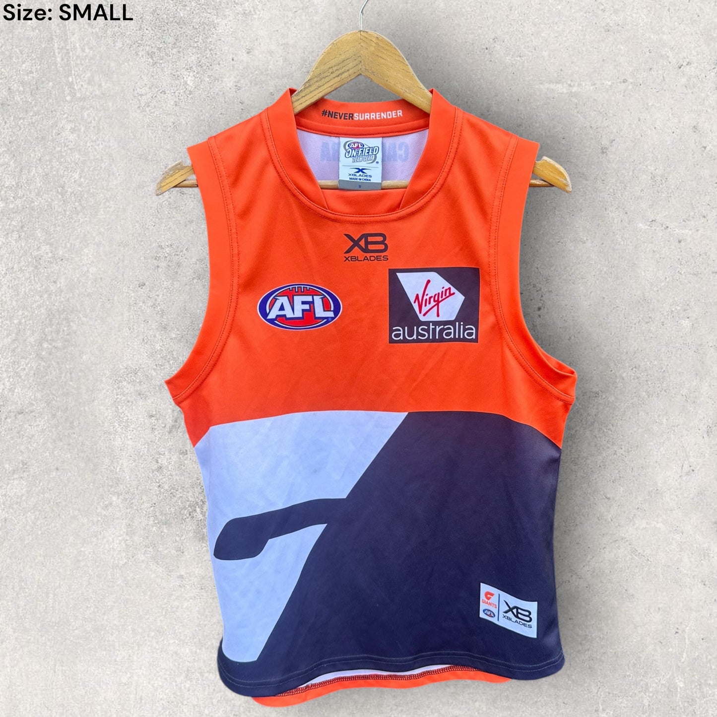 GWS GIANTS 2018 X-BLADES HOME GUERNSEY
