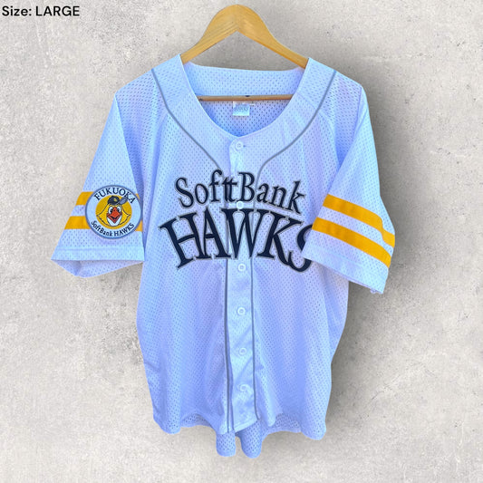 FUKUOKA SOFTBANK HAWKS JAPANESE BASEBALL JERSEY
