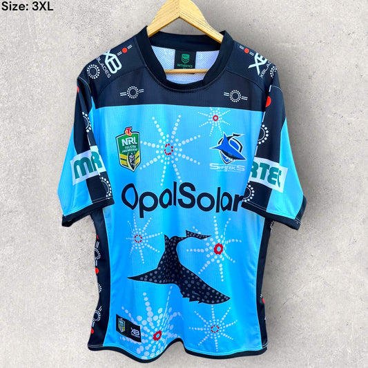CRONULLA SHARKS 2018 X-BLADES INDIGENOUS JERSEY