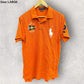 RALPH LAUREN POLO ORANGE YACHT CLUB SHORT SLEEVE POLO SHIRT
