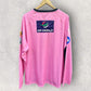 Delhi Capitals IPL Cricket Pink Long Sleeve Coach Issued Training Shirt