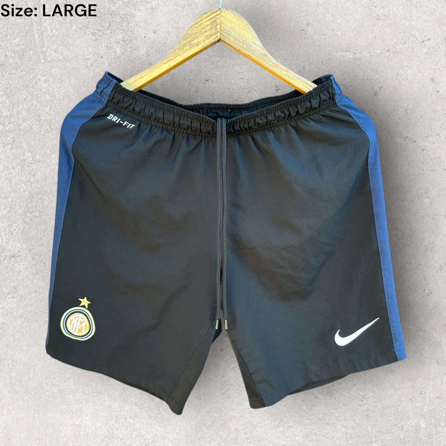 INTER MILAN NIKE DRI-FIT FOOTBALL TRAINING SHORTS