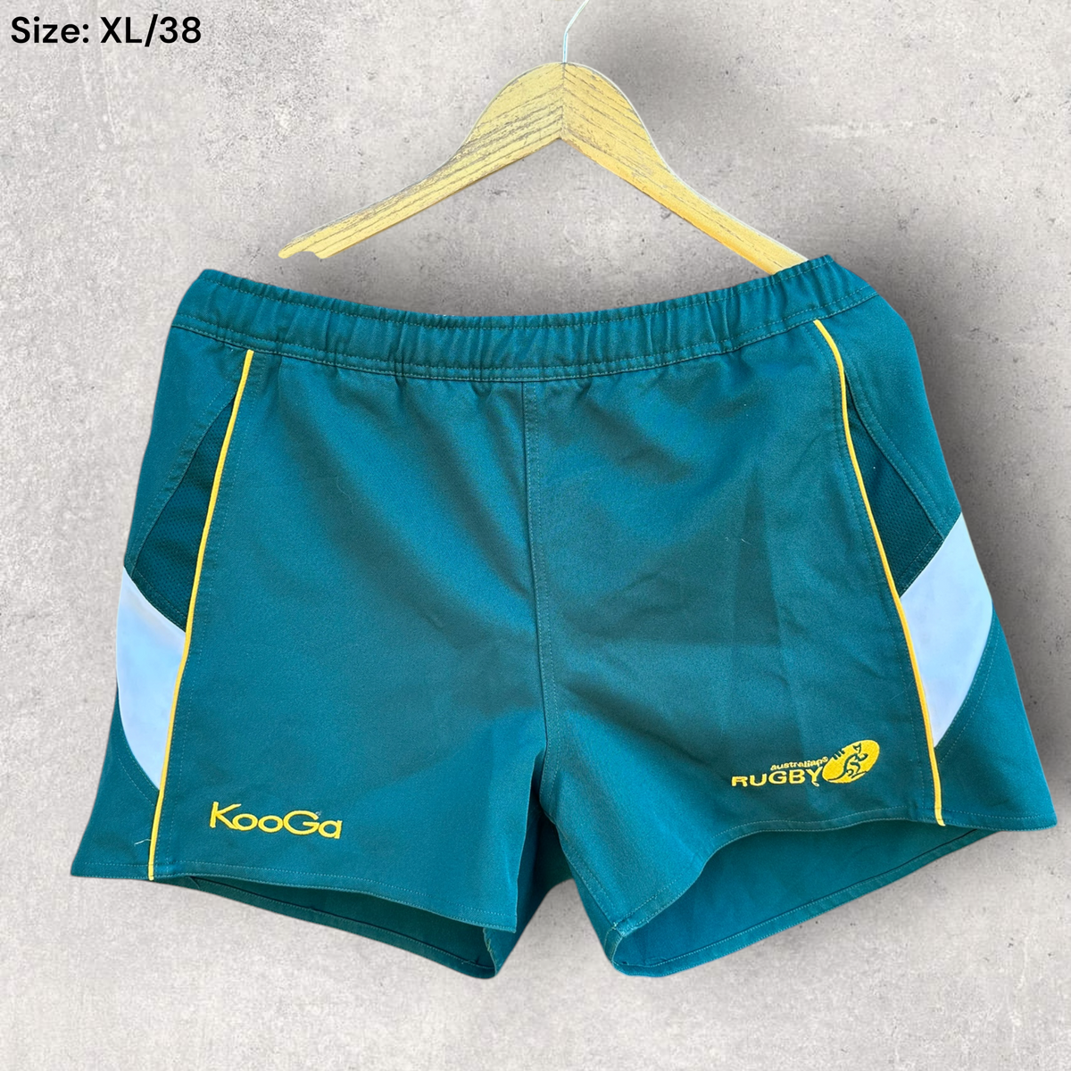 Australian Wallabies Rugby World Union Kooga Green Match Shorts