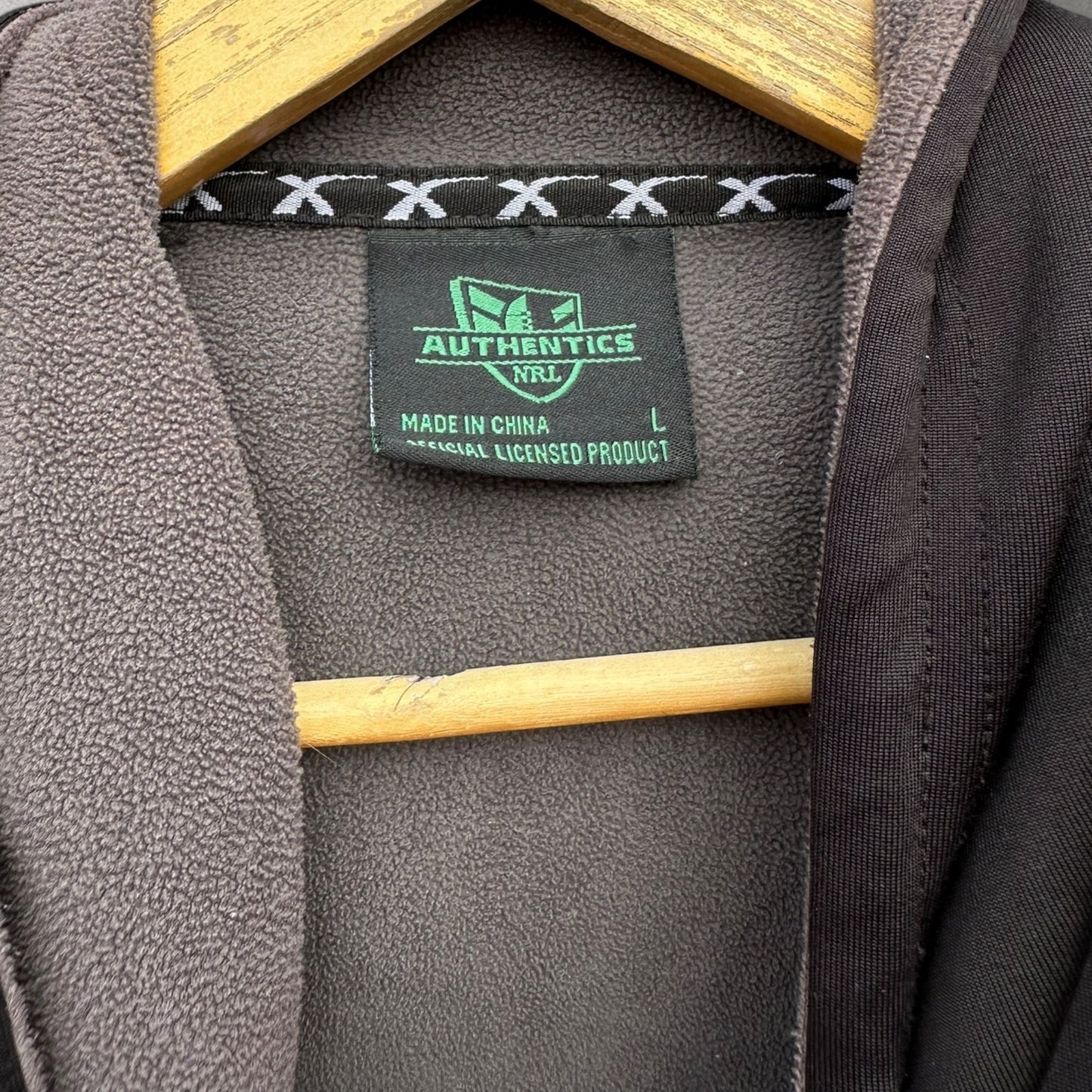 WESTS TIGERS X-BLADES BLACK HOODED JUMPER