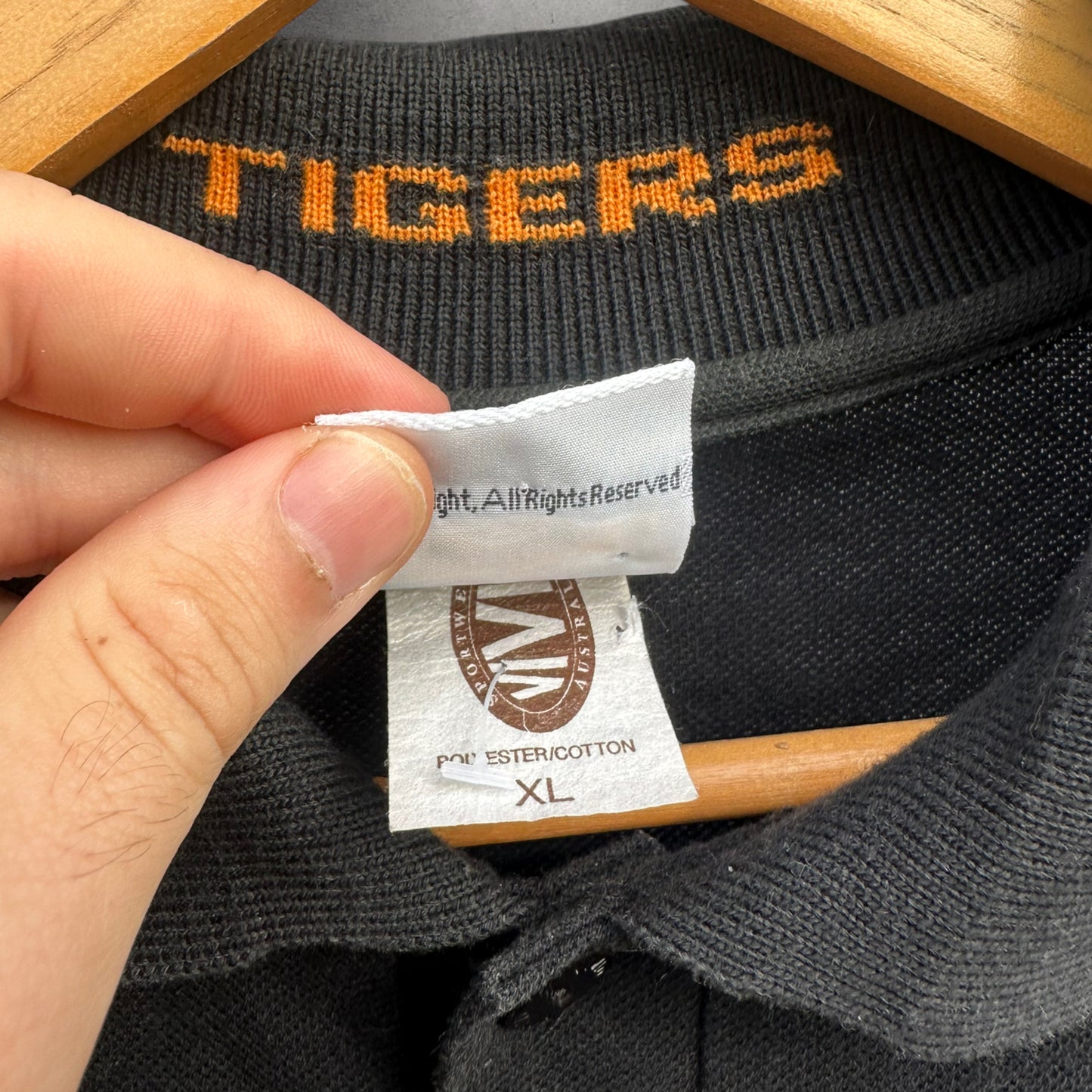 WESTS TIGERS VIVID VINTAGE POLO SHIRT