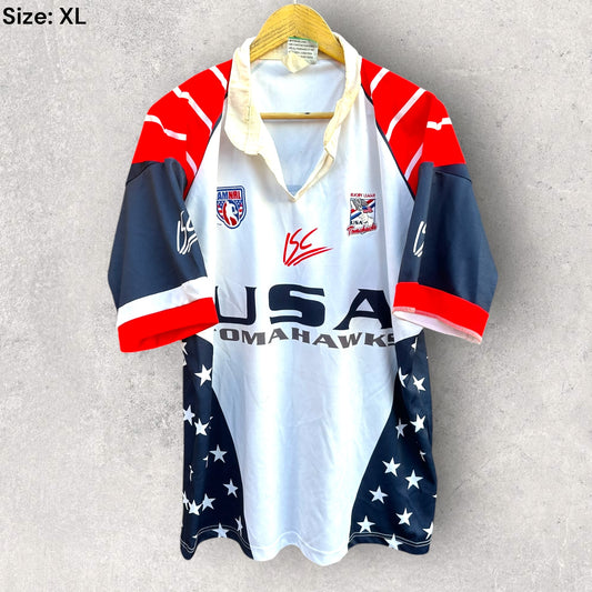 USA Tomahawks ISC 2004 Vintage Rugby League Jersey