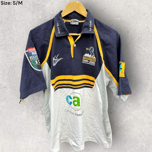 ACT BRUMBIES ISC SUPER 12 VINTAGE RUGBY UNION JERSEY