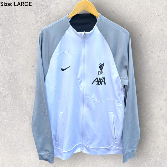 LIVERPOOL FC NIKE ACADEMY PRO KNIT WHITE SOCCER JACKET