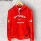 SYDNEY SWANS ACADEMY NIKE PULLOVER RED HOODED AFL JUMPER