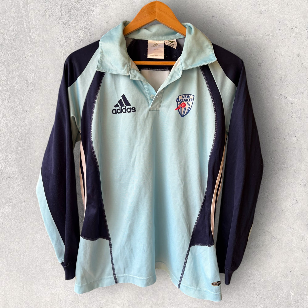 NSW Breakers Adidas Long Sleeve Cricket Jersey