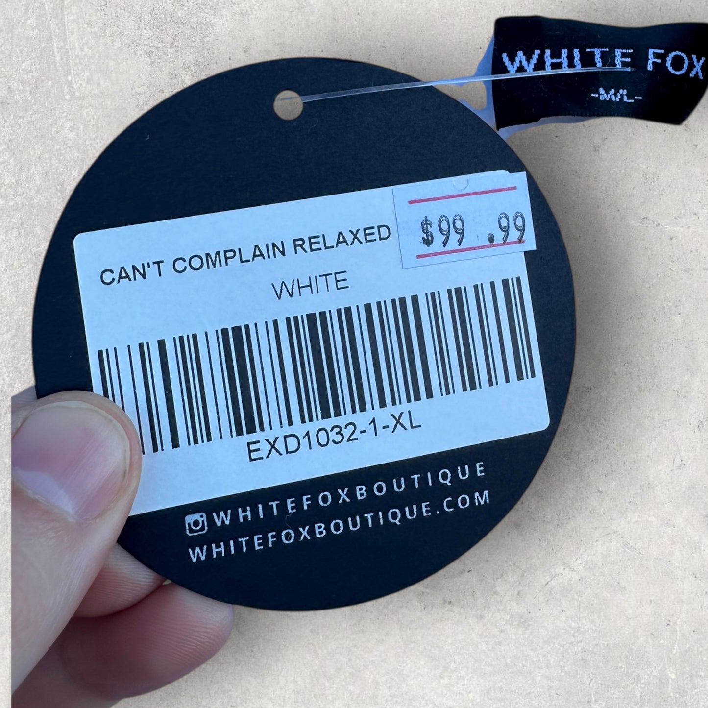 WHITE FOX CANT COMPLAIN ARCHIVE 6.0 GREY PULLOVER JUMPER