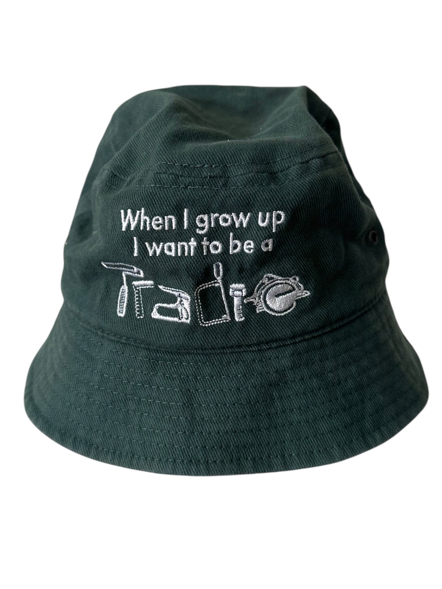 BUNNINGS TRADE KIDS BUCKET HAT