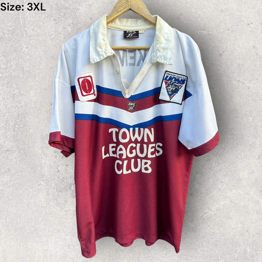 MT ISA Lions Town Rugby League Club Vintage Match Worn Jersey