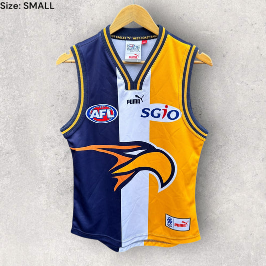 WEST COAST EAGLES 2007 PUMA AFL GUERNSEY