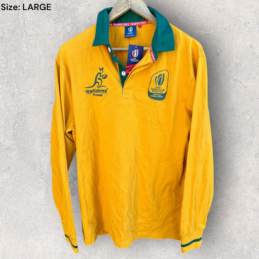 Australian Wallabies Rugby World Cup France 2023 Supporters Jersey Brand New With Tags