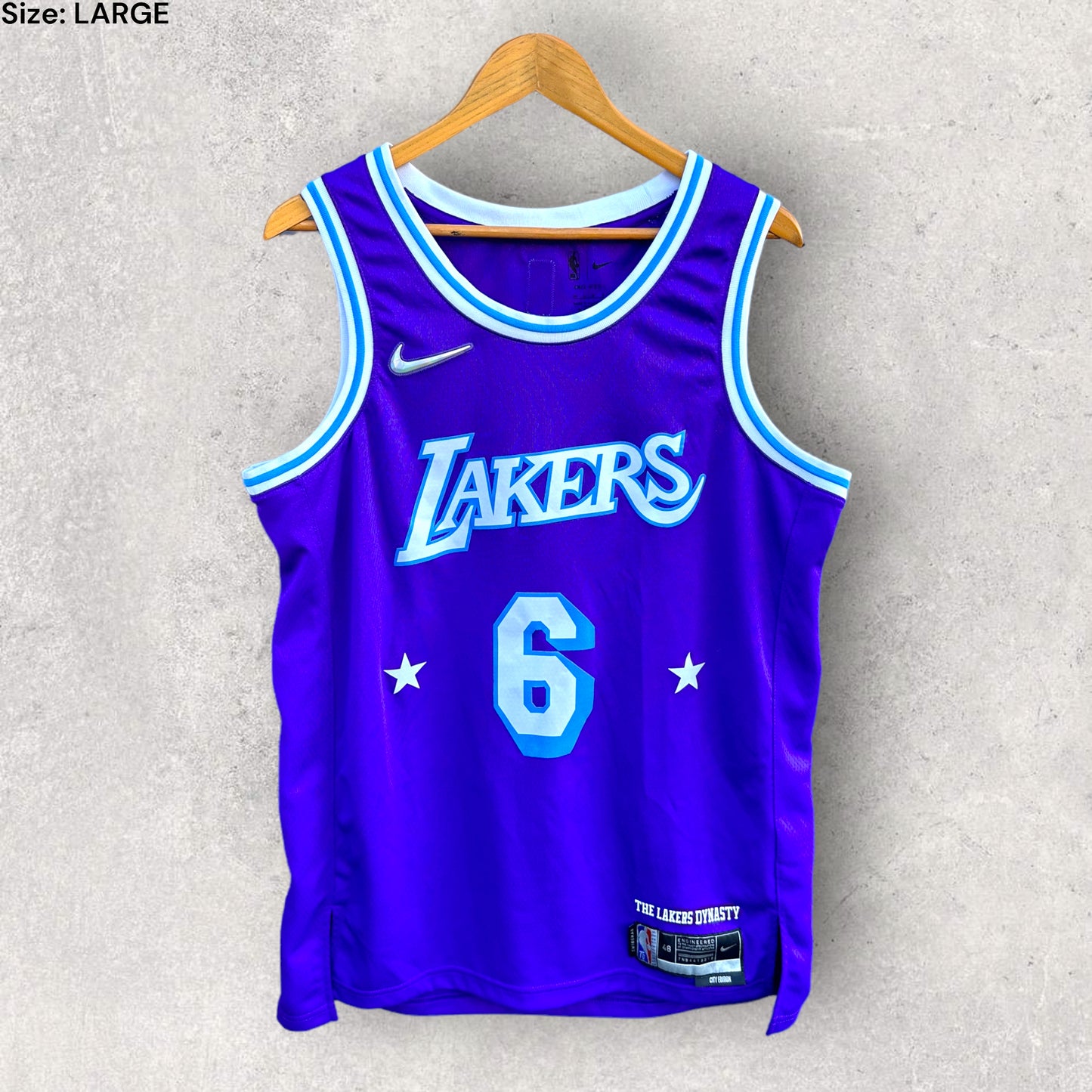 LEBRON JAMES LA LAKERS SWINGMAN EDITION NIKE JERSEY