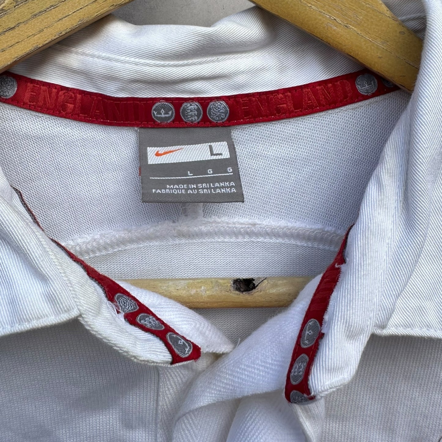 ENGLAND RUGBY UNION NIKE 2007 RUGBY WORLD CUP JERSEY