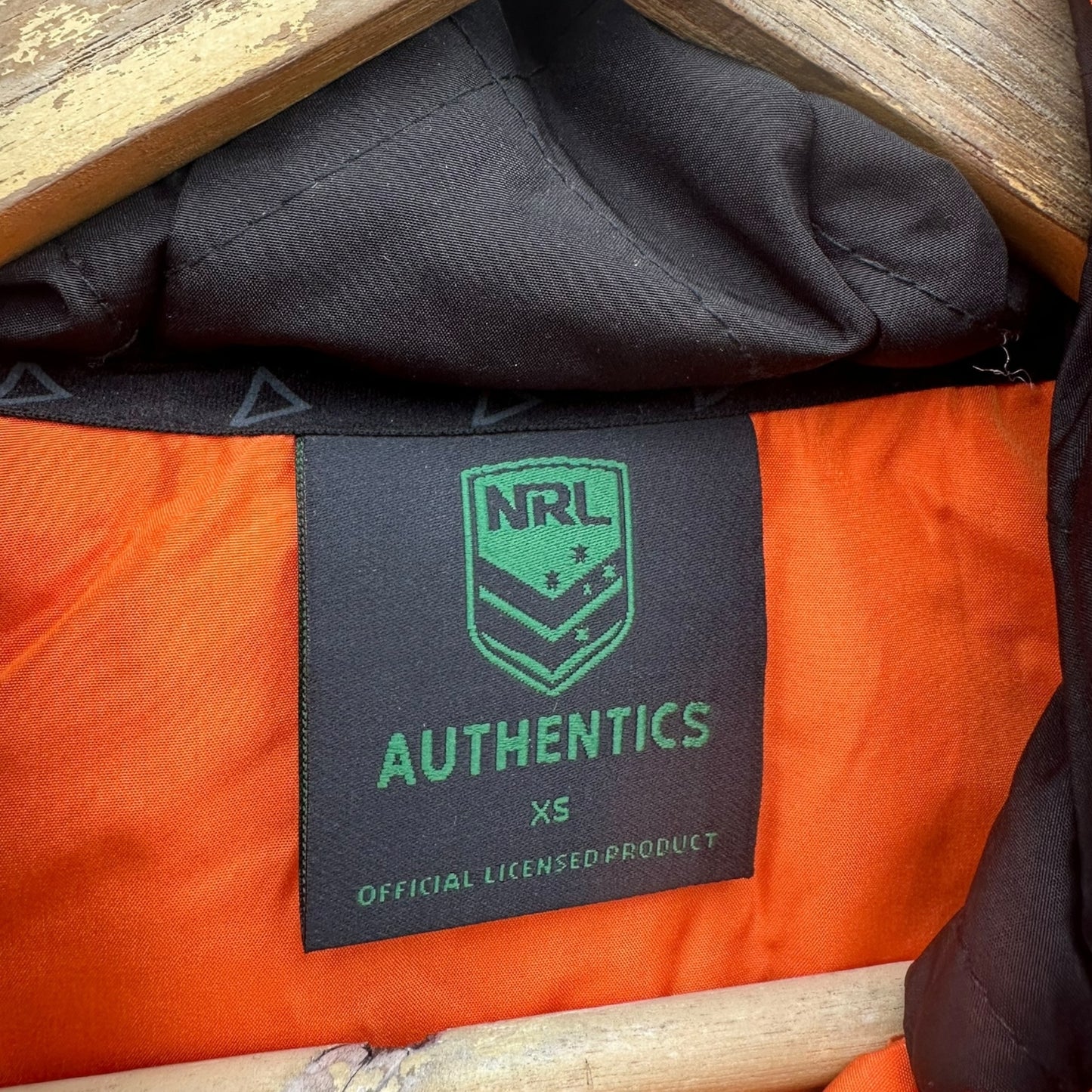 Wests Tigers ISC Grey Sleeveless Puffer Vest Nrl