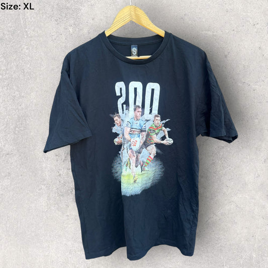 CAM MCINNESS 200 NRL GAMES T-SHIRT