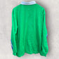 RUGBY UNION WORLD CUP COLLECTION 2003 REEBOK GREEN & BLUE LONG SLEEVE VINTAGE JERSEY