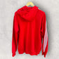 MANCHESTER UNITED 2022 ADIDAS RED PULLOVER HOODED JUMPER