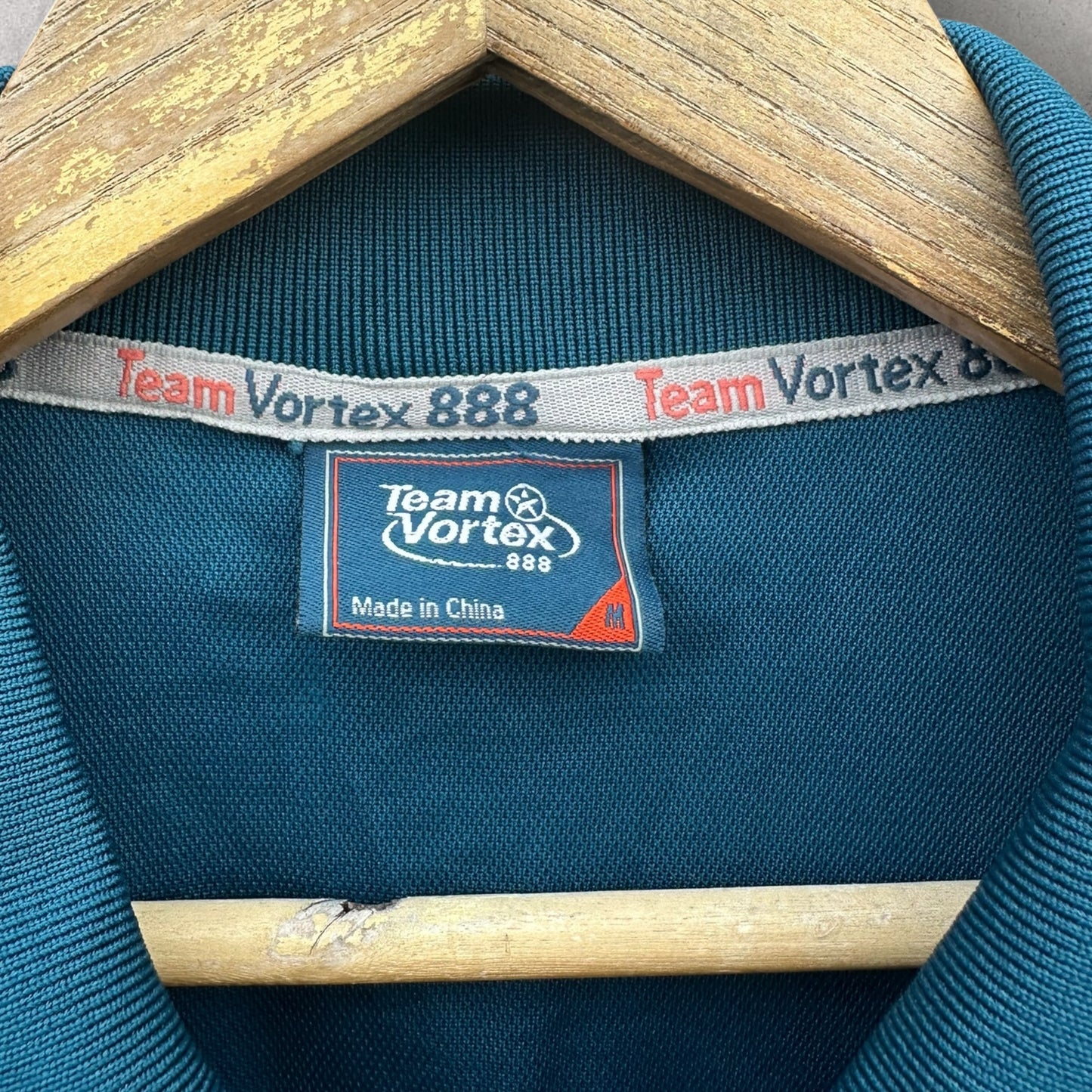 Craig Lowndes Team Vortex 888 V8 Supercars Blue Polo Shirt
