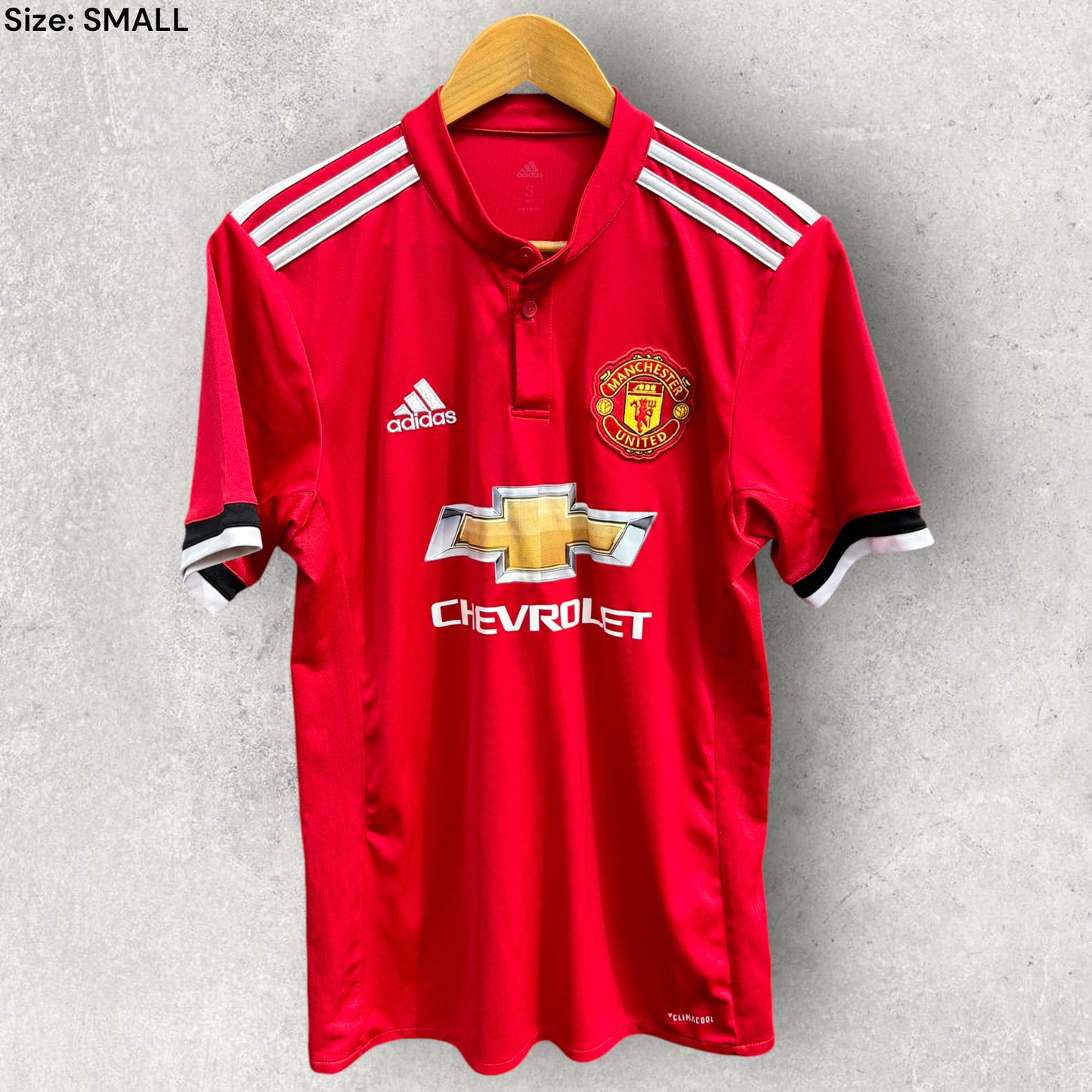 MANCHESTER UNITED 2017-2018 ADIDAS HOME JERSEY