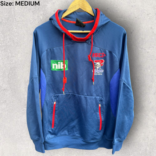 Newcastle Knights ISC Blue Hooded Jacket NRL