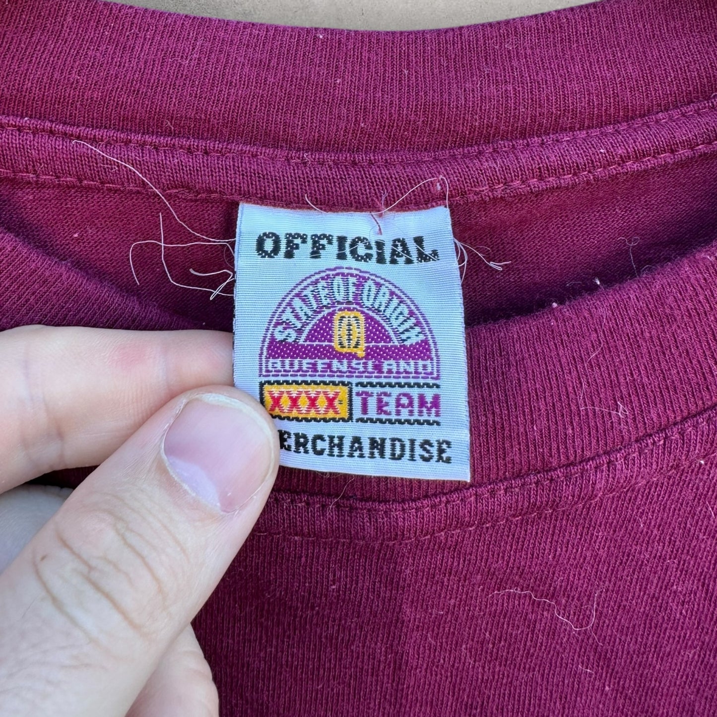 QLD MAROONS 2000 VINTAGE FULL BOAR SHIRT