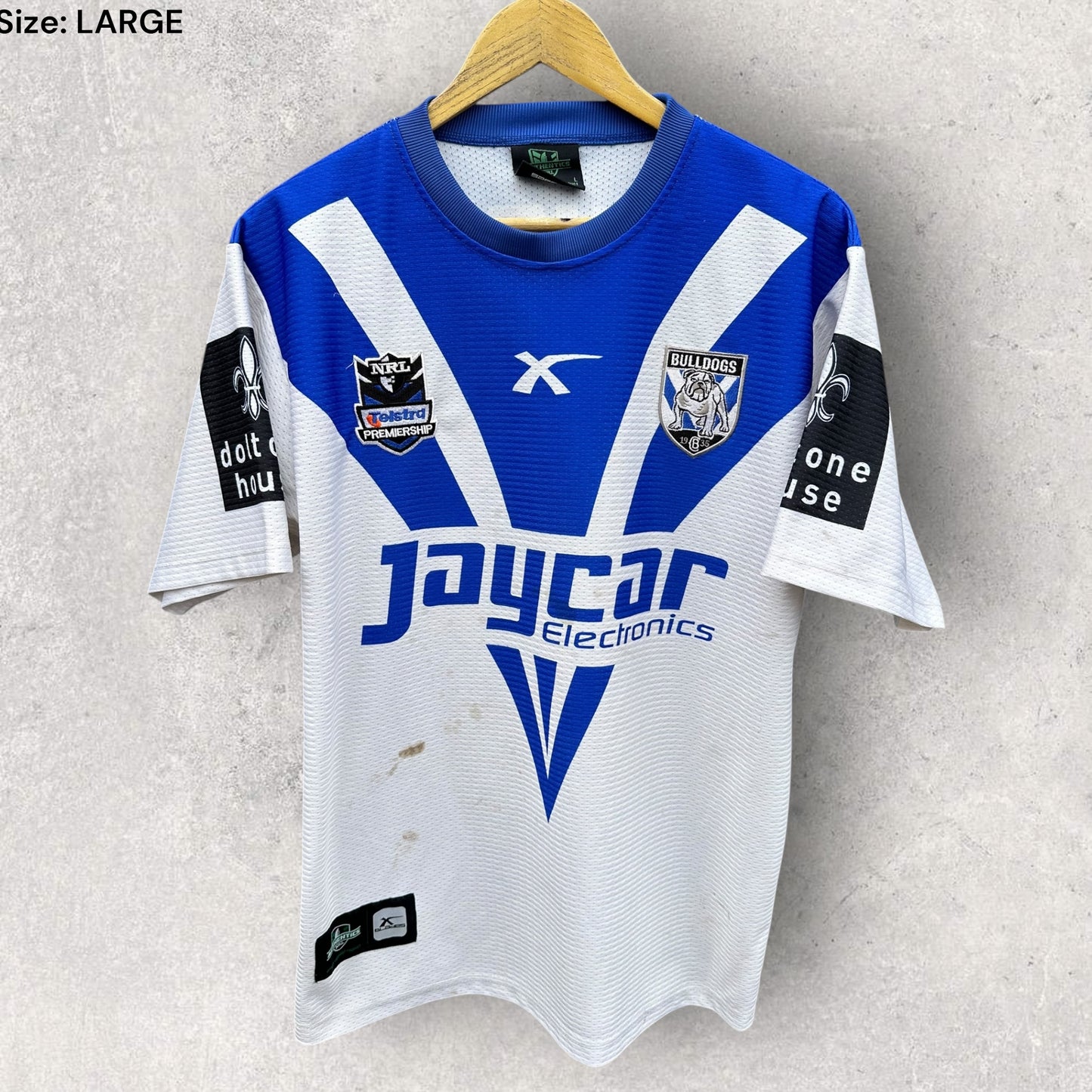 Canterbury Bulldogs 2010 X-Blades Home Nrl Rugby League Jersey