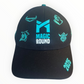 NRLW Magic Round 2025 Black Snap Back Baseball Cap Hat