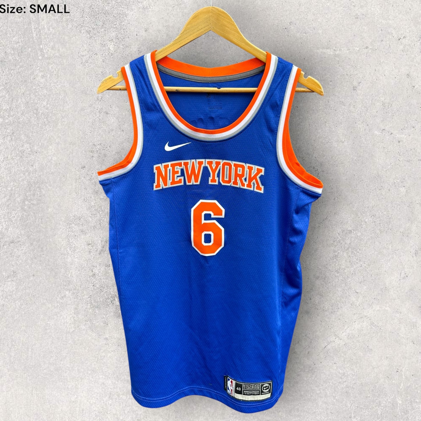 KRISTAPS PORZINGIS NEW YORK KNICKS NIKE NBA JERSEY