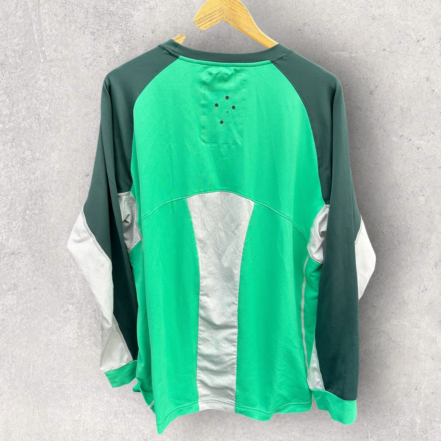 Rugby Australia ASICS Long Sleeve Green Training Shirt