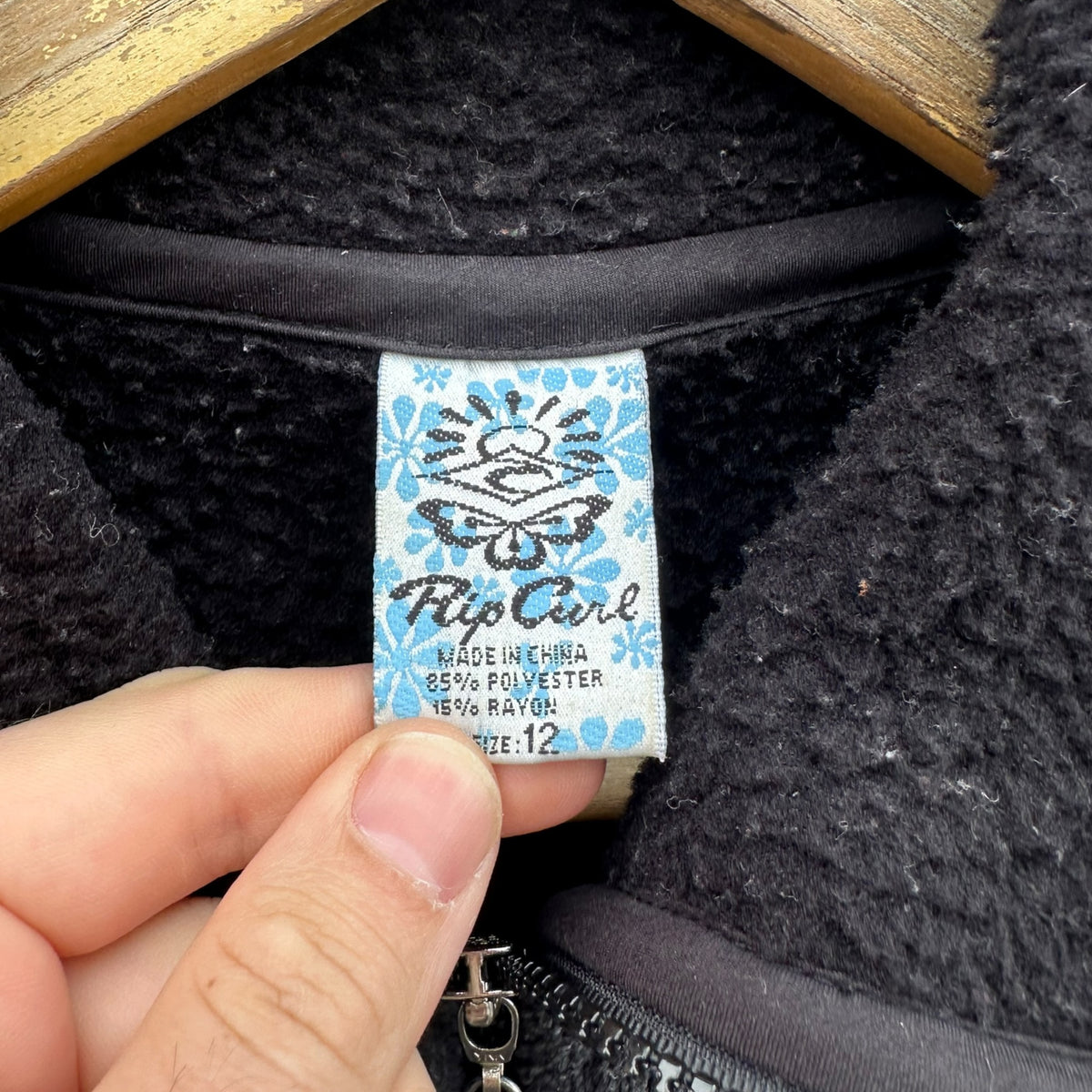 Ripcurl Grey Ladies Y2K Fleece Vintage Vest