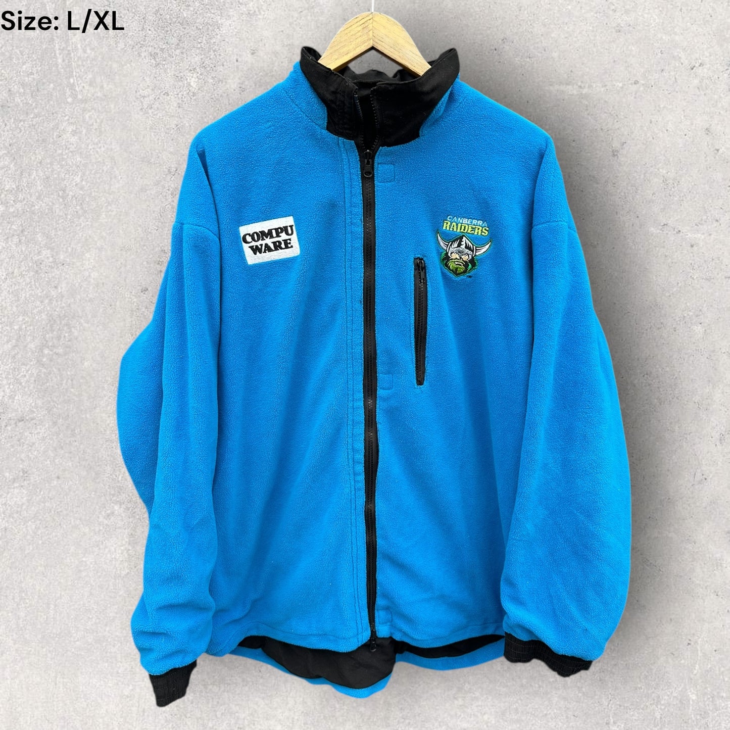 Canberra Raiders ISC Reverse Vintage Hooded NRL Jacket
